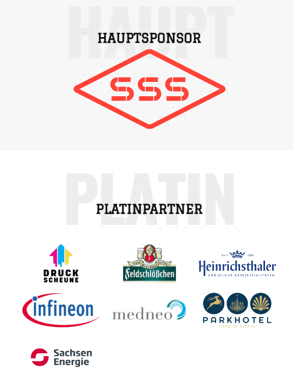 Screenshot der Sponsorenseite mit Sponsorenlogos